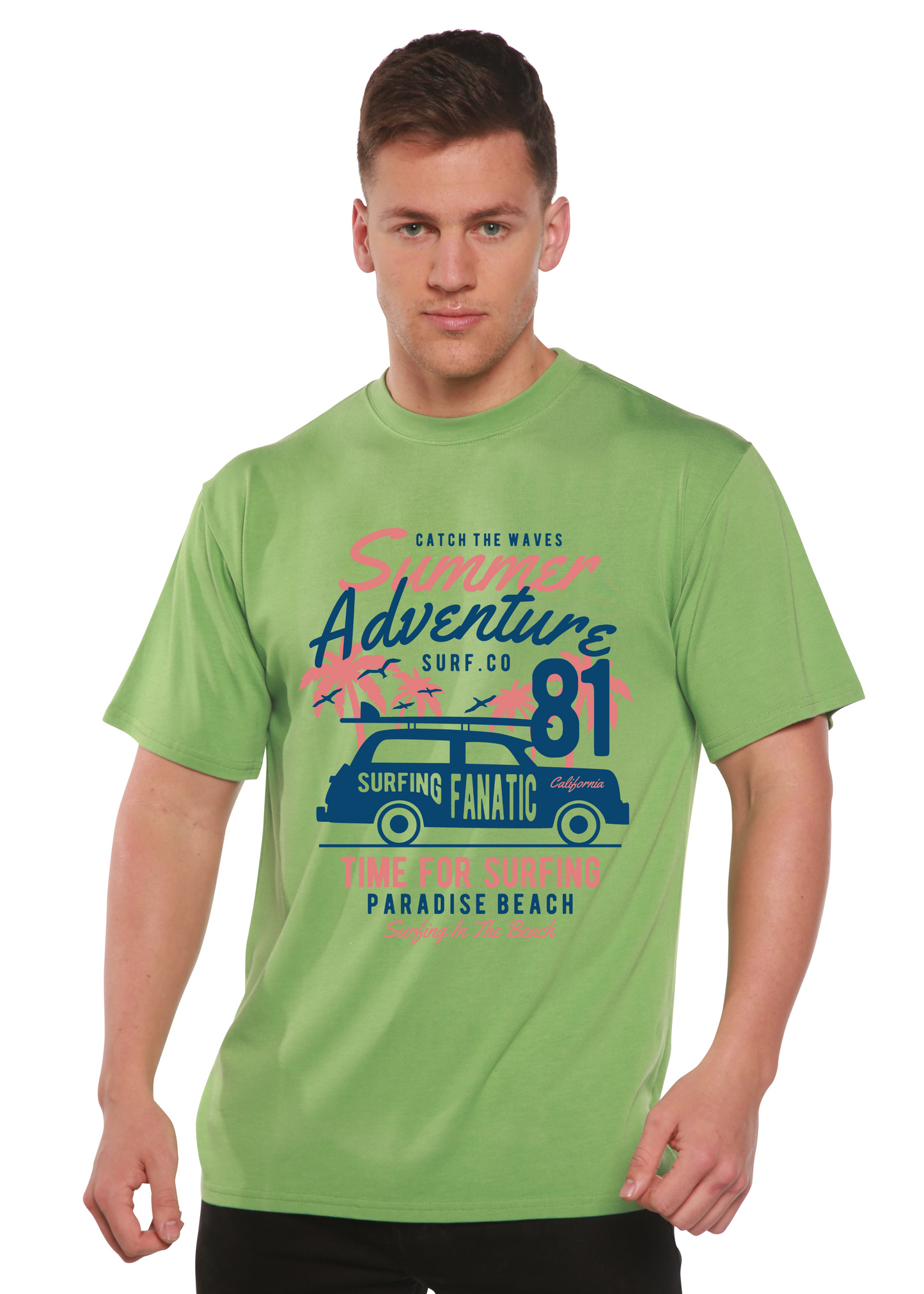 Sammer Adventure Spun Bamboo® Men's Bamboo Viscose/Organic Cotton Short Sleeve Graphic T-Shirt