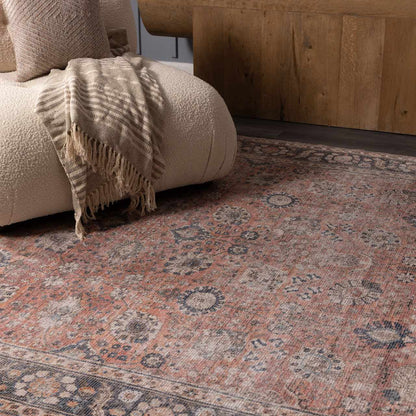Ganyangan Red Washable Rug