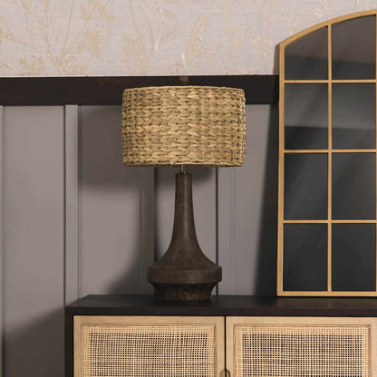 Kabankalan Seagrass Resin Table Lamp