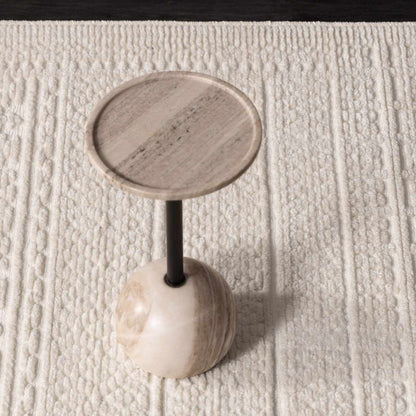 Bahar Cream Washable Area Rug