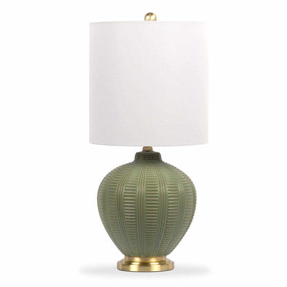 McMurray Green Textured Table Lamp - Clearance