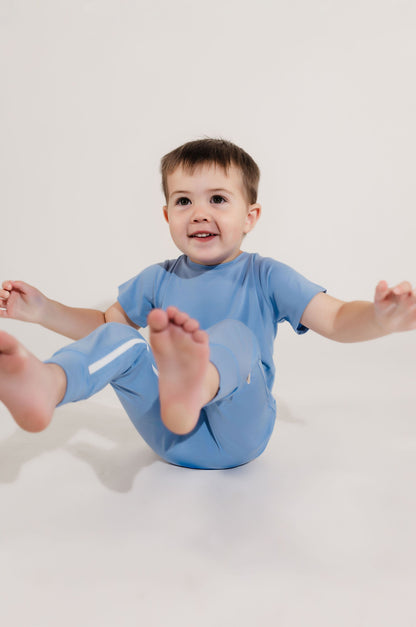 Ocean Bamboo Lyocell Zip Romper