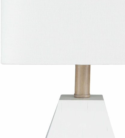 Blinsung White Contemporary Table Lamp - Clearance
